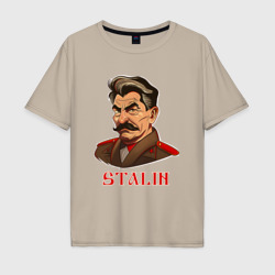 Мужская футболка хлопок Oversize Joseph Vissarionovich Stalin