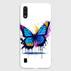 Бабочка в красках – Чехол для Samsung A01 с принтом купить