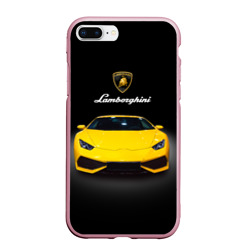 Чехол для iPhone 7Plus/8 Plus матовый Итальянский спорткар Lamborghini Aventador