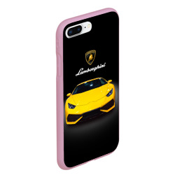 Чехол для iPhone 7Plus/8 Plus матовый Итальянский спорткар Lamborghini Aventador - фото 2