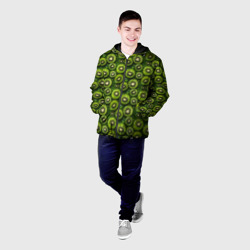 Мужская куртка 3D Сочная текстура из мелкого киви - фото 2