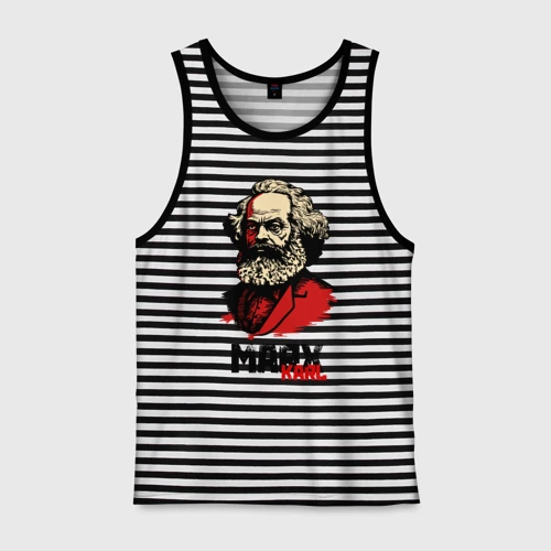 Мужская майка хлопок Karl Marx - 3 цвета