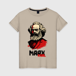 Женская футболка хлопок Karl Marx - 3 цвета