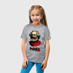 Детская футболка хлопок Karl Marx - 3 цвета - фото 2
