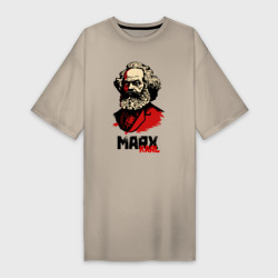Платье-футболка хлопок Karl Marx - 3 цвета