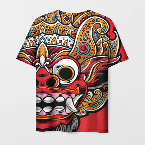 Мужская футболка 3D Barong - Bali - tattoo, цвет 3D печать - фото 2