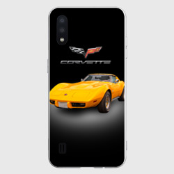 Американский спорткар Chevrolet Corvette Stingray  – Чехол для Samsung A01 с принтом купить