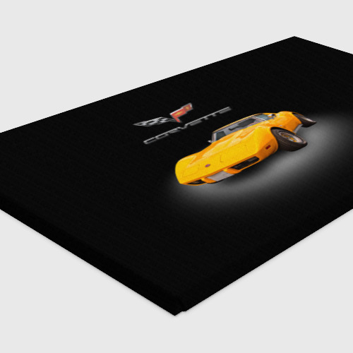Холст прямоугольный Американский спорткар Chevrolet Corvette Stingray, цвет 3D печать - фото 4
