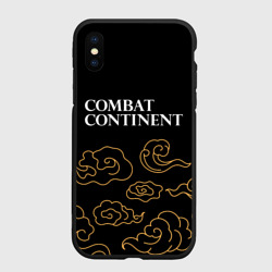 Чехол для iPhone XS Max матовый Combat Continent anime clouds
