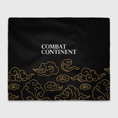 Плед 3D Combat Continent anime clouds, цвет 3D (велсофт)