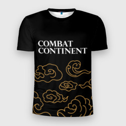 Мужская футболка 3D Slim Combat Continent anime clouds