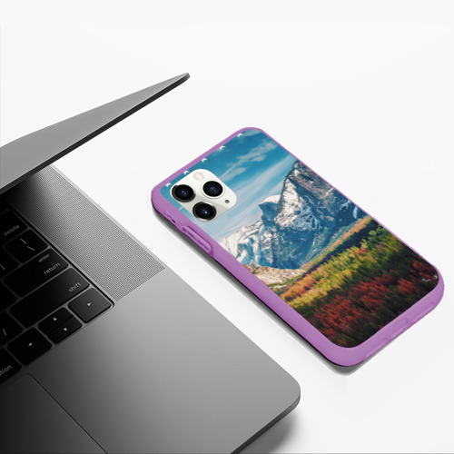 Чехол для iPhone 11 Pro Max матовый Фар Край, цвет фиолетовый - фото 5