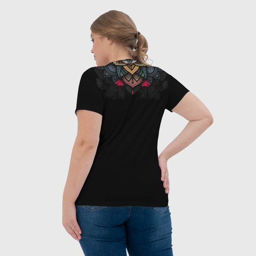 Женская футболка 3D Узор мандала, цвет 3D печать - фото 7