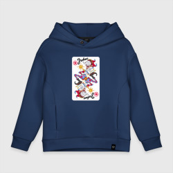 Детское худи Oversize хлопок Joker - playing card