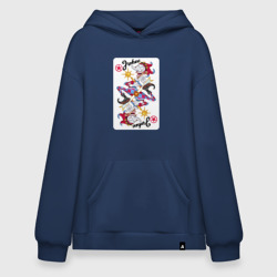 Худи SuperOversize хлопок Joker - playing card