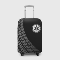 Чехол для чемодана 3D Yamaha tire tracks