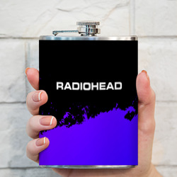 Фляга Radiohead purple grunge - фото 2