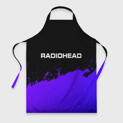 Фартук 3D Radiohead purple grunge