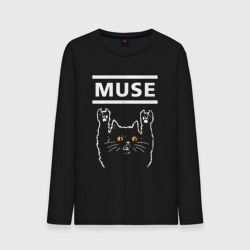 Мужской лонгслив хлопок Muse rock cat