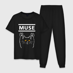 Мужская пижама хлопок Muse rock cat