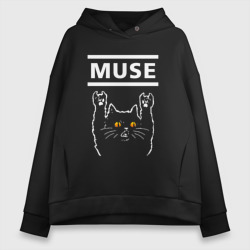 Женское светящееся худи Muse rock cat