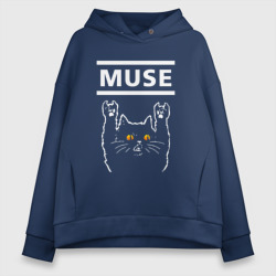 Женское светящееся худи Muse rock cat