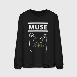 Мужской свитшот хлопок Muse rock cat