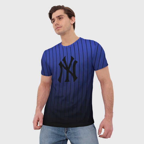 Мужская футболка 3D New York Yankees, цвет 3D печать - фото 3