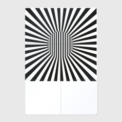 Магнитный плакат 2Х3 Иллюзия черно-белых линий