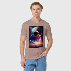 Мужская футболка хлопок Астронавт и марсоход - фото 2