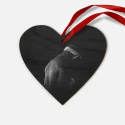 Деревянная игрушка Сердце 2Pac Тупак Шакур