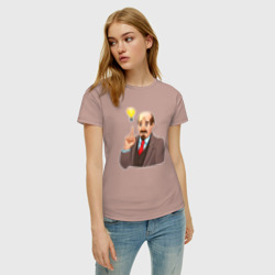 Женская футболка хлопок У Ленина идея - фото 2