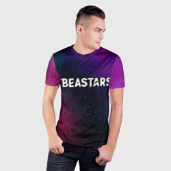 Мужская футболка 3D Slim Beastars gradient space - фото 2