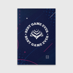 Обложка для паспорта матовая кожа Символ Warframe и надпись best game ever