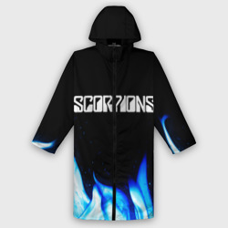 Мужской дождевик 3D Scorpions blue fire