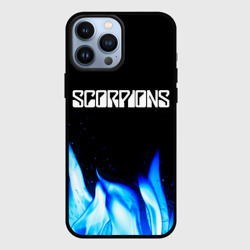 Чехол для iPhone 13 Pro Max Scorpions blue fire