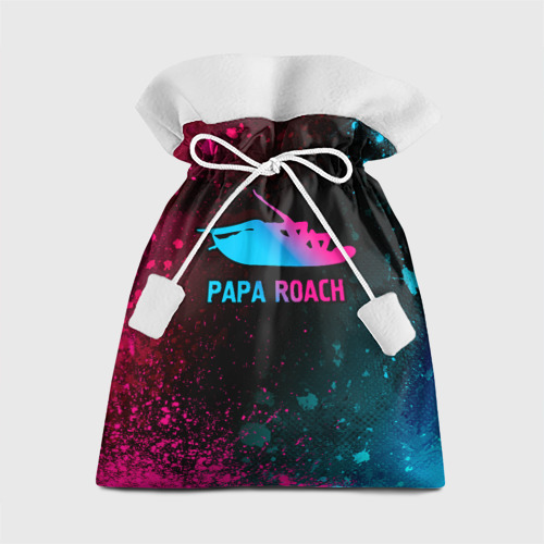 Подарочный 3D мешок Papa Roach - neon gradient
