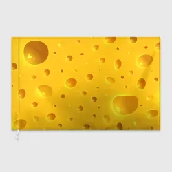 Флаг 3D Сырная текстура