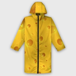 Дождевик унисекс 3D Сырная текстура