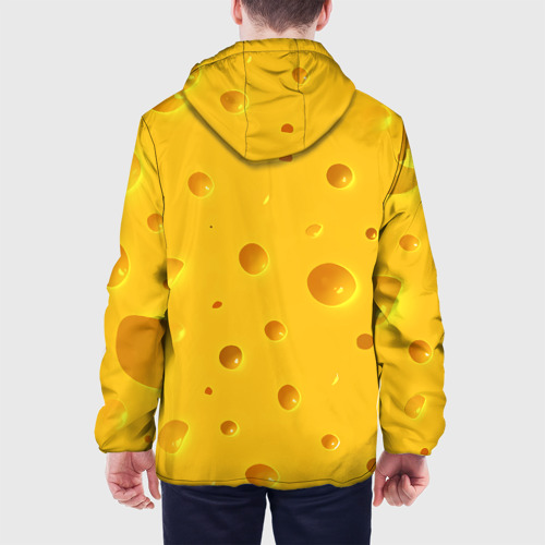Мужская куртка 3D Сырная текстура, цвет 3D печать - фото 5