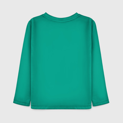 Детский лонгслив хлопок Котяра в модном свитере - неон, цвет зеленый - фото 2