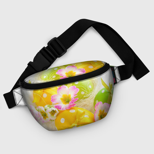 Поясная сумка 3D Пасхальные яйца и цветы - фото 6