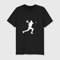 Мужская футболка хлопок Slim Силуэт теннисистки