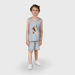 Детская пижама с шортами хлопок Австралийская овчарка арт - фото 2