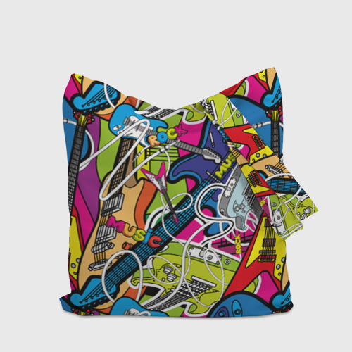 Шоппер 3D Guitars - pop art pattern - фото 5