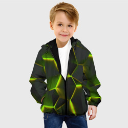 Детская куртка 3D Разлом неоновых плит - фото 2