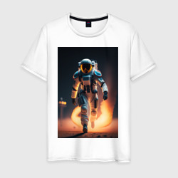 Мужская футболка хлопок Брутальный астронавт