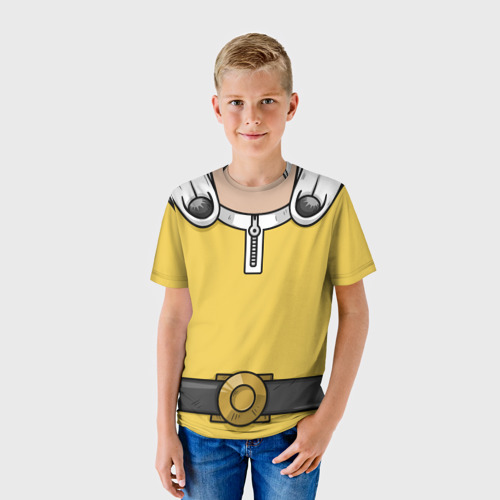 Детская футболка 3D Супергерой Сайтама, цвет 3D печать - фото 3