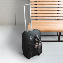 Чехол для чемодана 3D Зомби анархист - фото 2