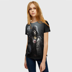 Женская футболка 3D Зомби анархист - фото 2